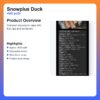 Snowplus Duck 4000 Puffs Disposable Vape - Flavor Collection detail image 1