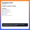 Snowplus Duck 4000 Puffs Disposable Vape - Flavor Collection detail image 4
